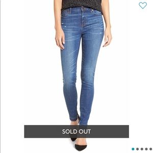 Madewell 9” High Riser Skinny Skinny Jeans 32